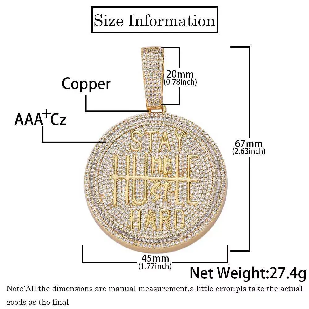 Personalized Custom Letter Pendant Hip Hop High Quality Round Full Pave CZ Stone FREE Custom Name LOGO Pendant Free Shipping 20$