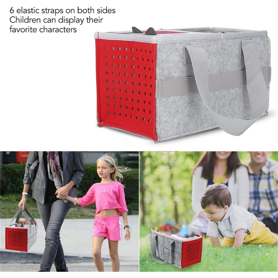 Portable Kids' Toniebox Hard Travel Case with Handle