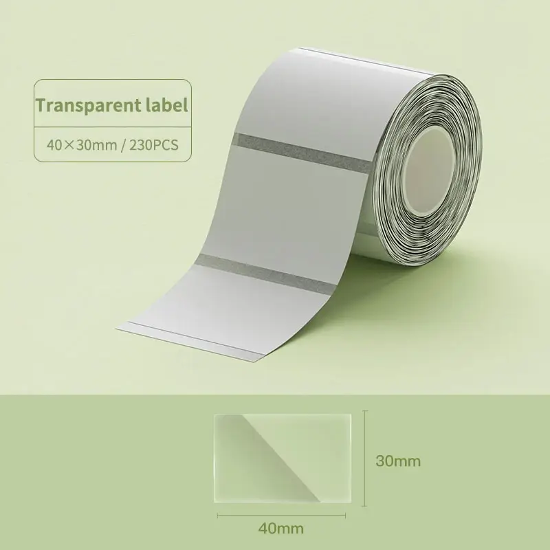 Niimbot B21/B1/B3S Thermal Label Sticker Paper Printable White 20-50mm Width Clothing Tag Commodity Price Food Self-Adhesive - Image 10