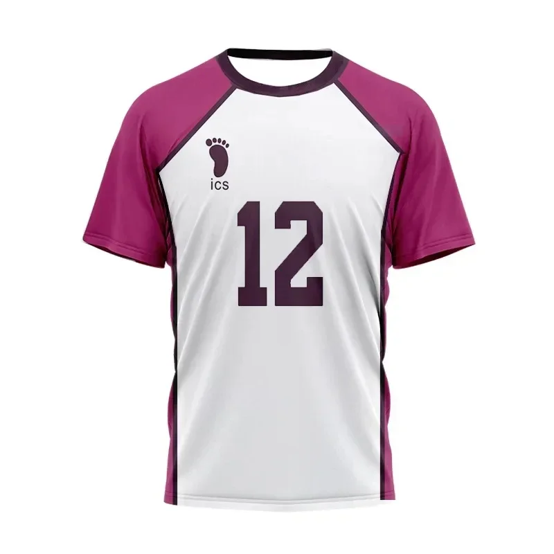 Summer Hot Selling Men's and Women's Volleyball Shirts 3D Printed T-shirt Summer Fashion Casual Breathable Exercise Clothing