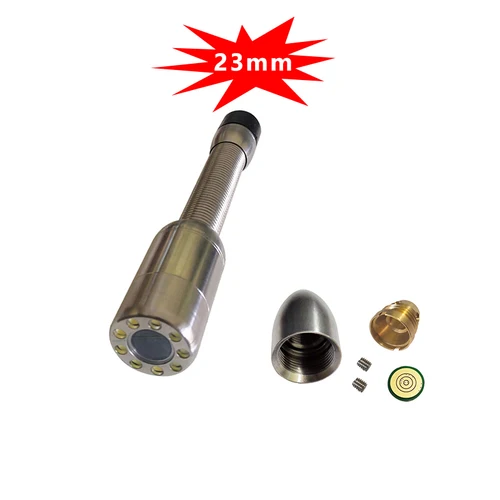 TIMUKJ 방수 산업용 파이프, 하수구 배수 검사 내시경 카메라, 23mm 카메라 헤드, IP68 304 스테인리스 스틸 2