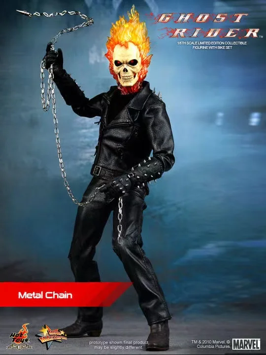 Hottoys-ゴーストライダー1.0,ニノロケージフレーム,オートバイ 