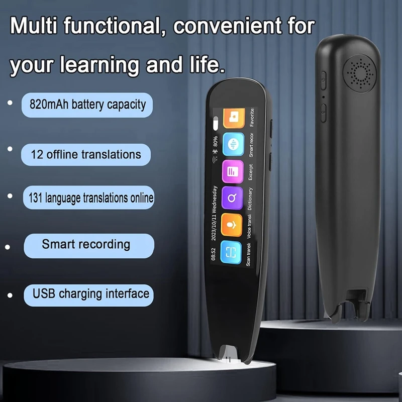 Scan Reader Pen OCR Digital Pen Reader Text to Speech Reading Pen Voice Translator Machine 131 Language Translator