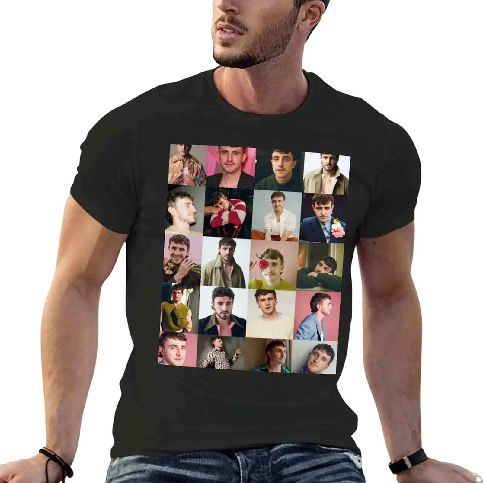 

Paul Mescal T-Shirt Aesthetic clothing cheap stuff custom t shirt hippie clothes plain white t shirts men