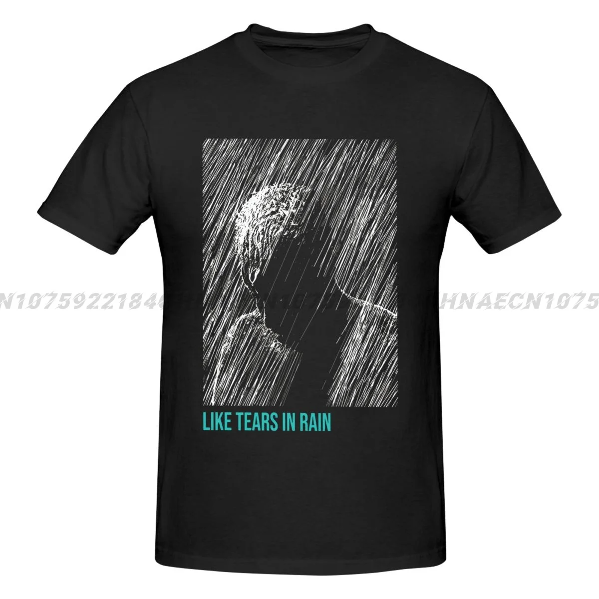 

T-shirt Blades Runner 2049 Like Tears In Rain Print Men Tee Shirts Top Y2k Harajuku Tops Street Fashion