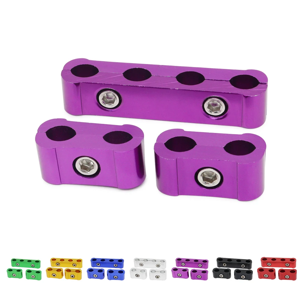 Car Spark Plug Electrical Wire Clamp Separator Line Ignition Cable Clip Auto Decoration 3pcs For 8MM/9MM/10MM Car Accesssories spark plug wire clamps