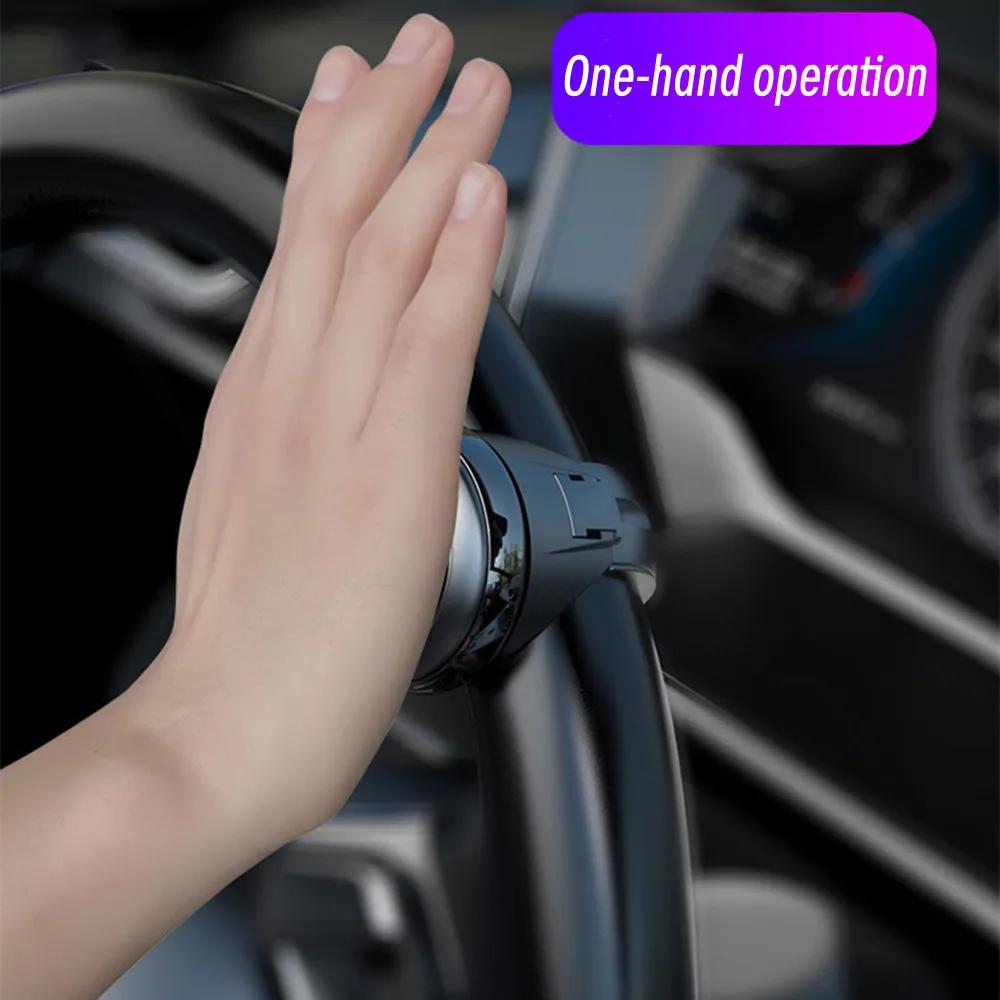 Steering Wheel Spinner Knob 360 Degree Turning Car Rotation Metal Bearing Power Handle Ball Shaped Helper Part