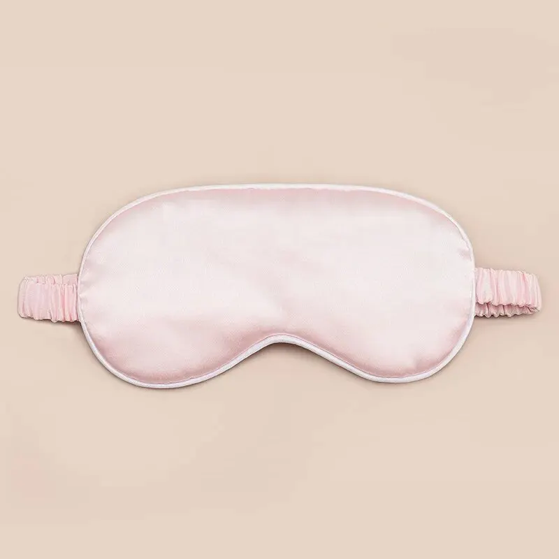 Double-sided Imitation Silk Eye Mask Breathable Sleep Light-blocking Eye Mask Amazon Multi-color Gift Wrap Sleeping Eye Mask 3