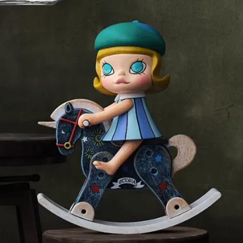 Estatuas de aniversario de POP MOLLY, serie retro clásica, caja sorpresa, juguetes, caja misteriosa, figura de acción, modelo de regalo