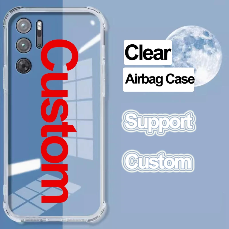 Custom For Nubia Red Magic 9 Pro Plus Custodia Redmagic 9 Pro + Clear Airbag Protezione Antiurto In Silicone Per Cover Posteriore