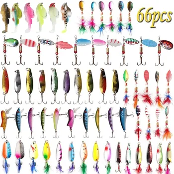 66-Piece Fishing Lure Kit 1
