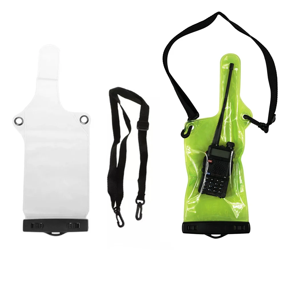 Protective Case Waterproof Bag 33CM*11.5CM Bustproof Cover For Walkie Talkie Lightweight PVC Portable Practical