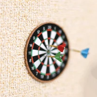 1:6 1:12 Dollhouse Miniature Darts Sports Toys Set Mini Darts  Sports Set Model Home Outdoor Scene Accessories 1