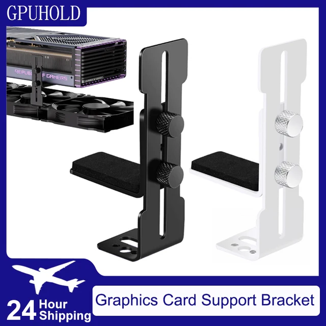 GPUHOLD Graphics Card Holder Adjustable Video Card Bracket GPU Holder for ITX/ATX Desktop PC Case Accessory Prevent Sagging 1