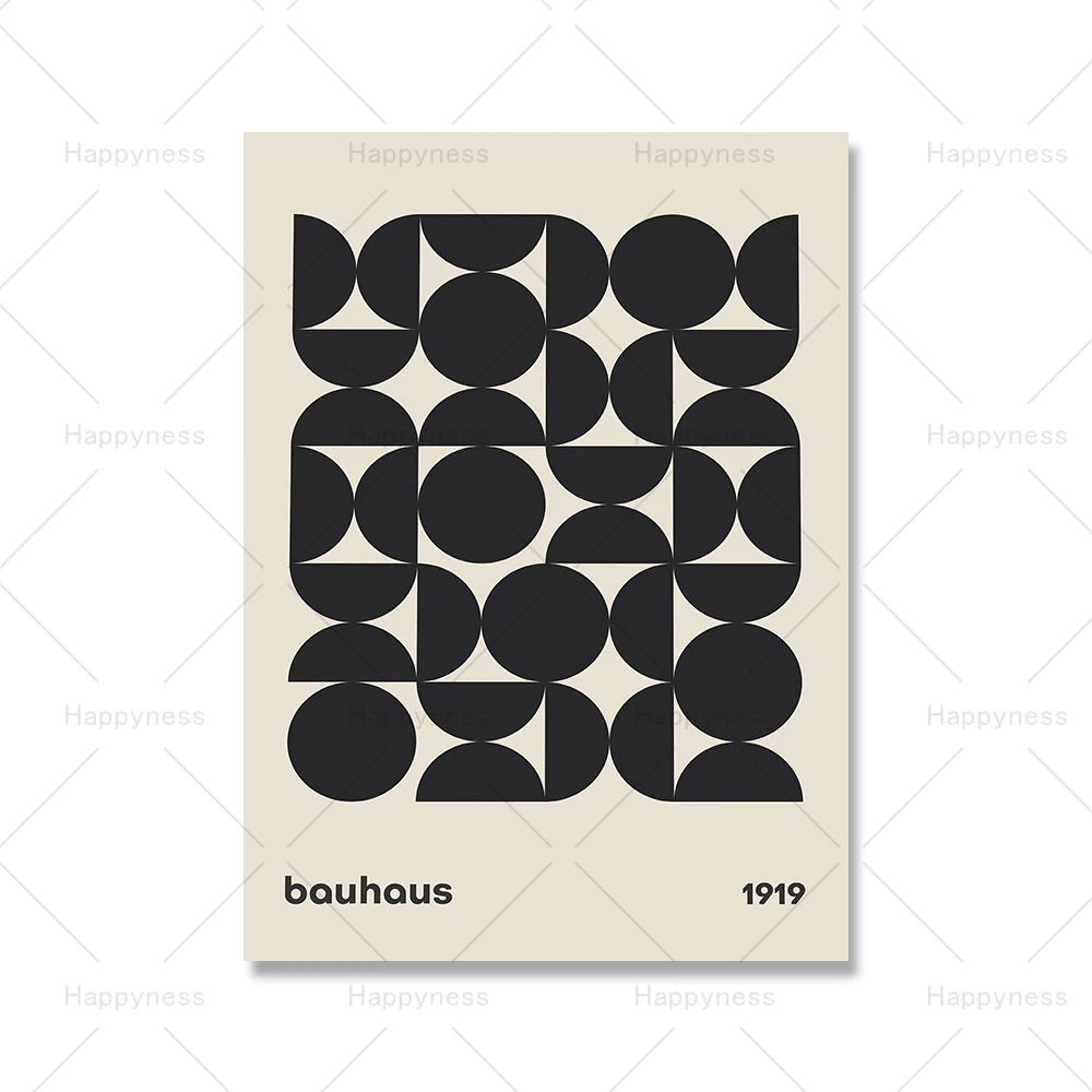 Abstract Bauhaus Wall Art