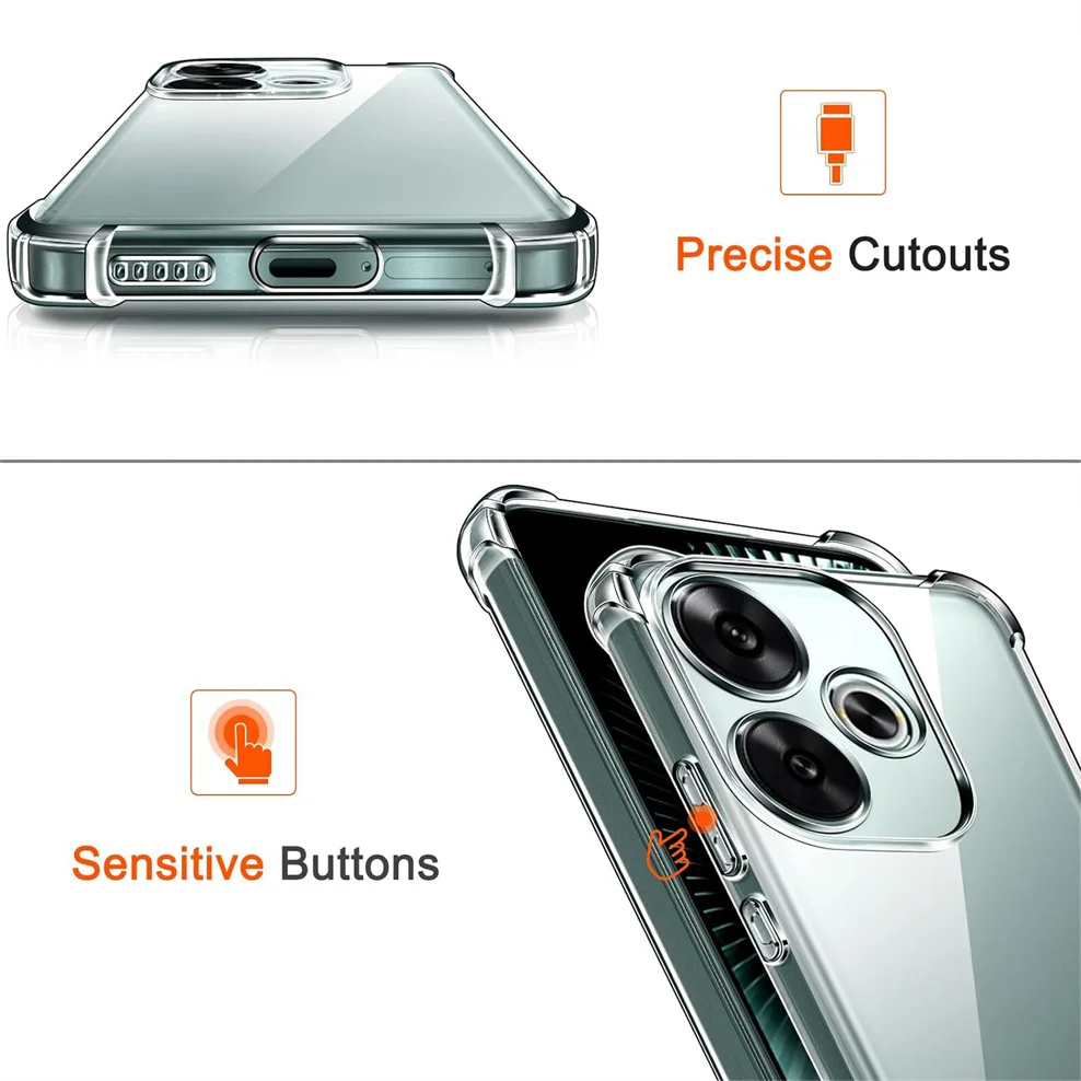 Coque Silicone Transparente Anti-choc Pour Xiaomi Poco X3 NFC - Housse TPU Ultra Fine