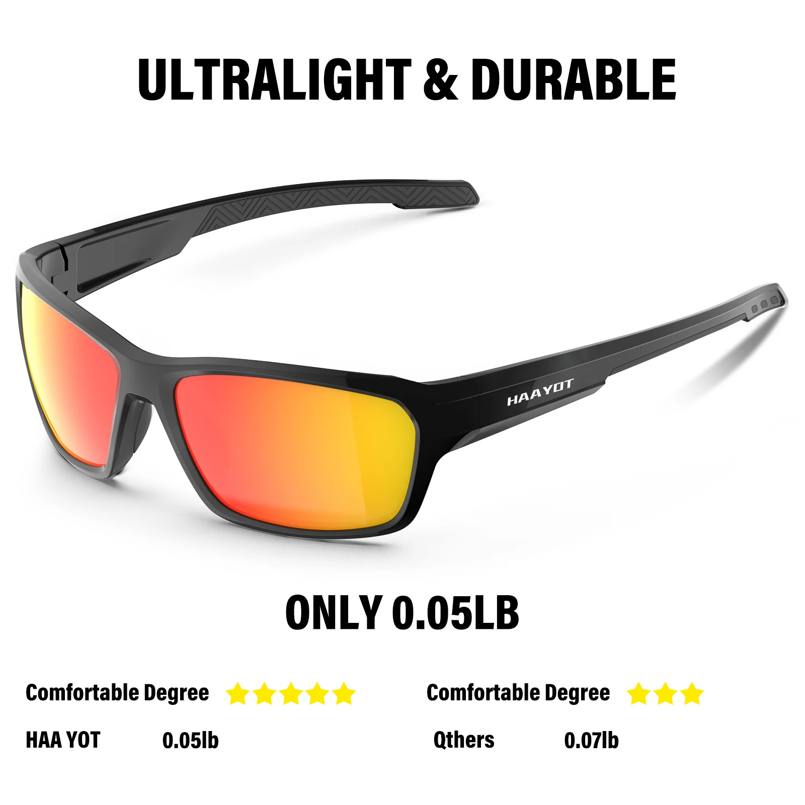 Gafas de sol deportivas polarizadas Suukaa 2023 para hombres y mujeres, para pesca, ciclismo, correr, conducir, golf, protección UV_voghion.com