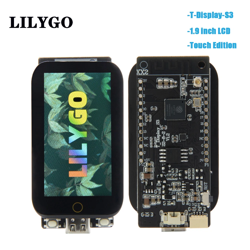 Lilygo T-Display-S3 Touch Edition Esp32-S3 Scheda Di Sviluppo 1.9 Pollici St7789 Display Lcd Wifi Bluetooth 5.0 Modulo Wireless