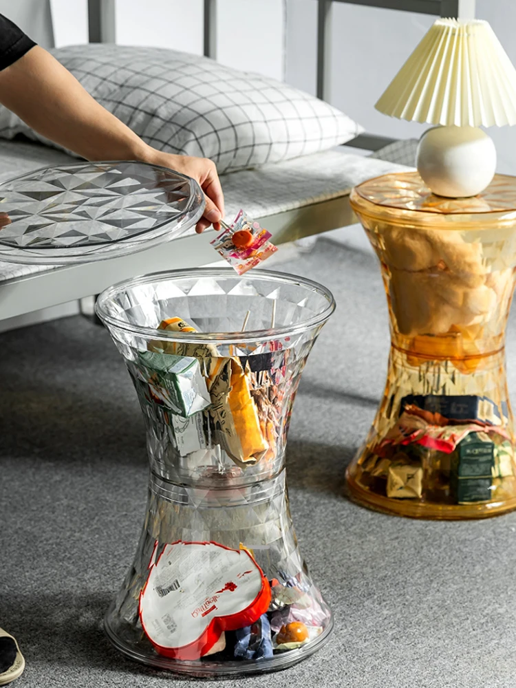

Transparent storage, storage, sitting, changing shoes, personalized crystal makeup, dual-purpose coffee table,Internet celebrity