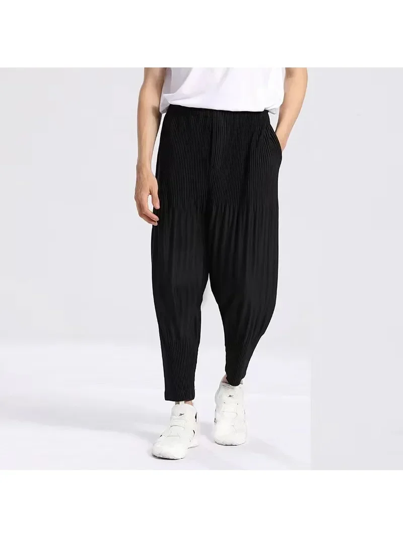 

Marked Miyake pleated bloomers men's pants loose casual feet harem pants pants tide JF151