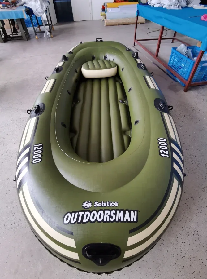 Inflatable kayak Rowing Boat Dinghy Fishing boat River PVC Inflatable Raft Boat with 3 person for sale