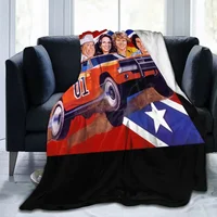 Dukes Of Hazzard T 1980S Retro Throw Blanket Blanket Personalized Warm Bedroom AntiPilling 1