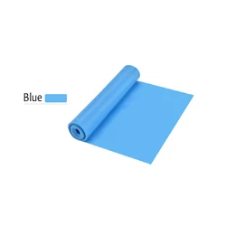 Premium Yoga Resistance Bands - Elastic Natural Rubber Latex for Fitness, Pilates, and Home Gym Workouts (Blue)