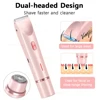 Electric Razors for Women 2 In 1 Bikini Trimmer Face Shavers Body Hair Removal Epilator for Underarms Legs Ladies Body Trimmer 3