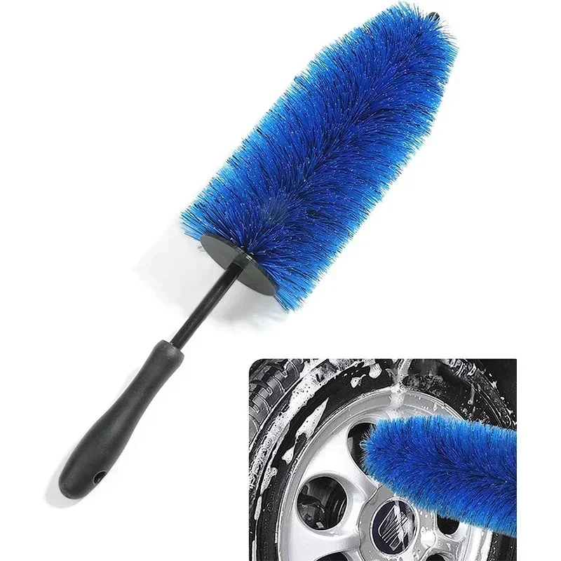 Tire Cleaning Brush Tool for Truck Motor Engine Grille Auto Detailing