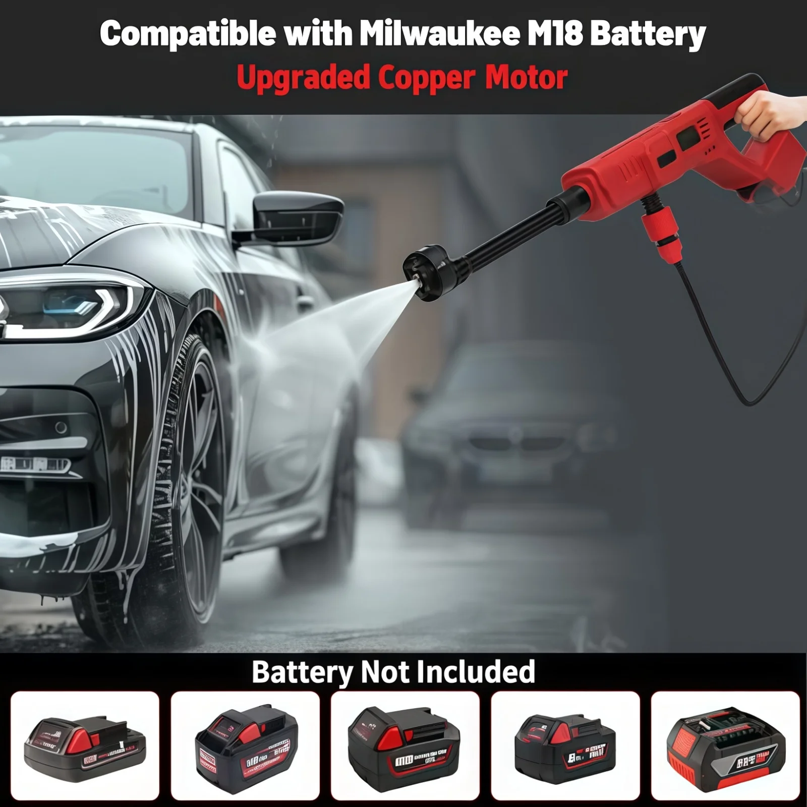 High pressure washer portable pressure washer pressure washer gun garden car was