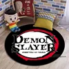 Anime Demon Slayer Carpet, 3D printing Cute Cartoon Round Rug Living Room Bedroom Children Study Room Decoration Round Floor Mat 2