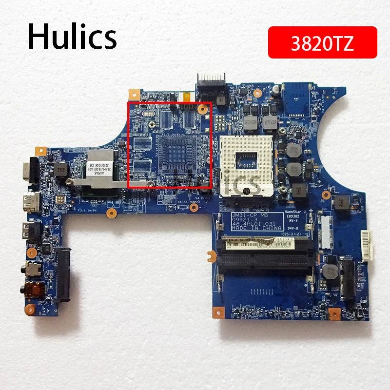 

Hulics Used Laptop Motherboard For ACER 3820 3820ZG 3820GT HM55 MBPTC01001 MB.PTC01.001 MBR9H01001 JM31-CP MB 48.4HL01.031