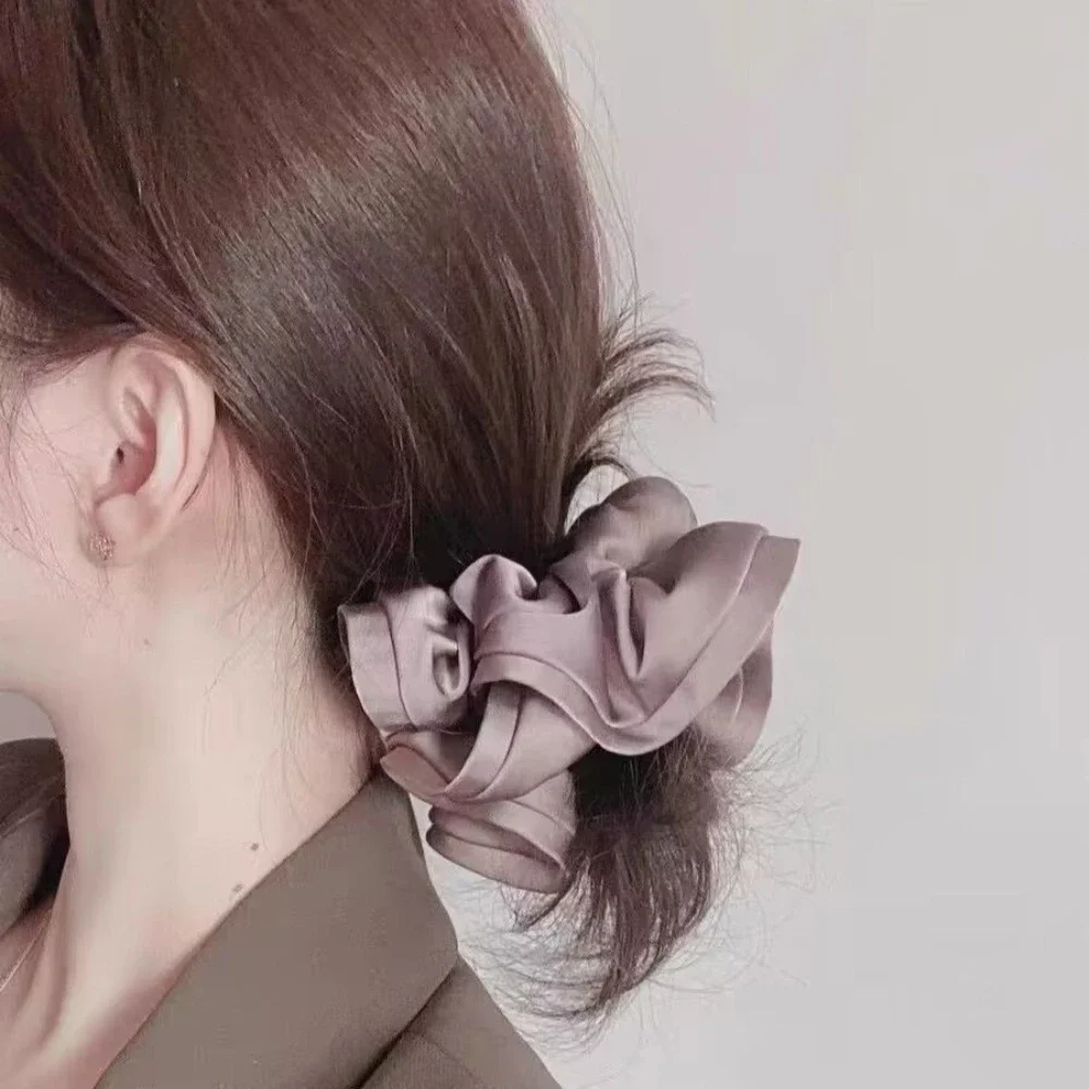 Stylish Korean Fashion Satin Hair Tie