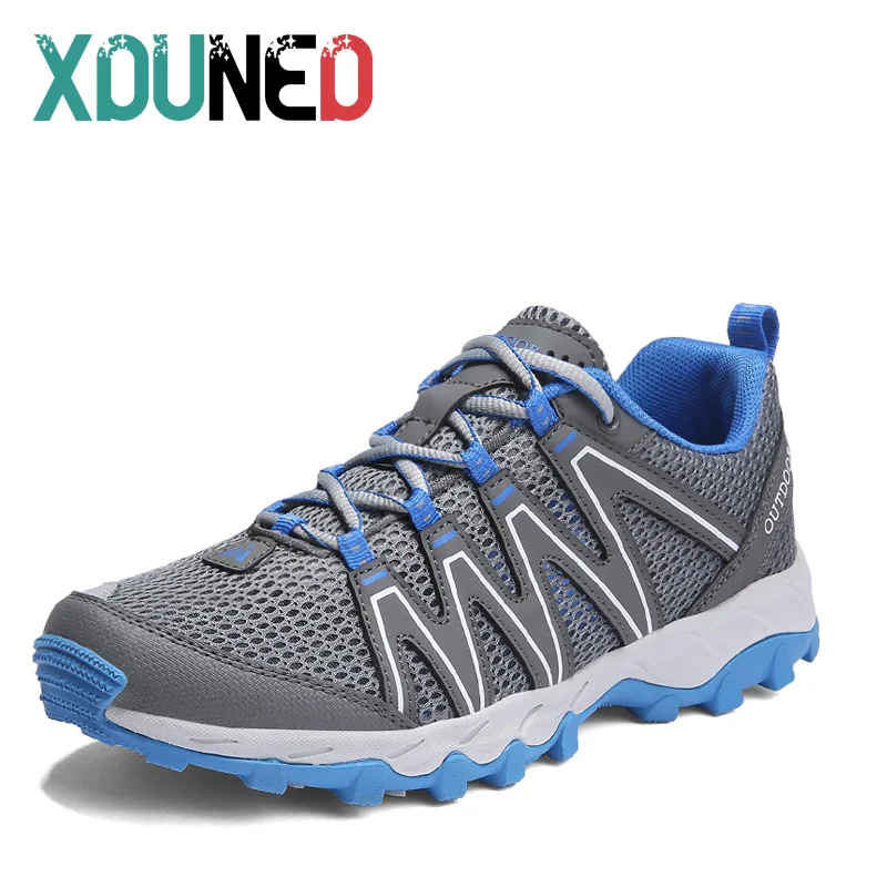 2023 Men Breathable Hiking Shoes Men Durable Trekking Climbing Shoes