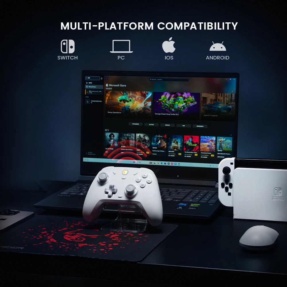 Gamesir-controlador do Interruptor sem Fio Gamepad Bluetooth Efeito Hall Nintendo Switch Iphone Telefone Android pc t4 Cyclone - Image 5