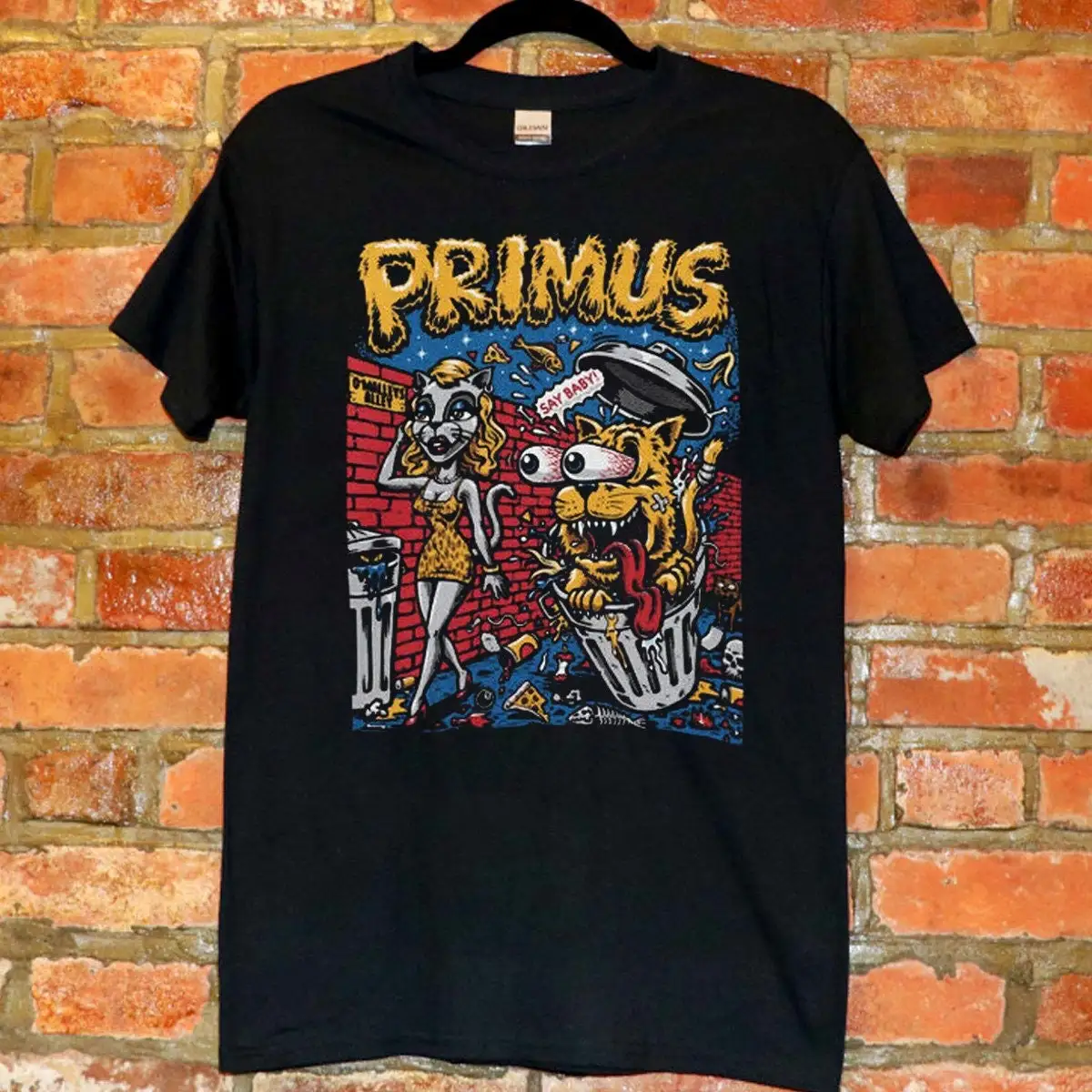Primus Say Baby T-Shirt Primus T-Shirt Primus Rock Band