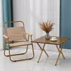 Comfortable Lightweight Camping Fishing Chair Outdoor Folding Moon Chair 1