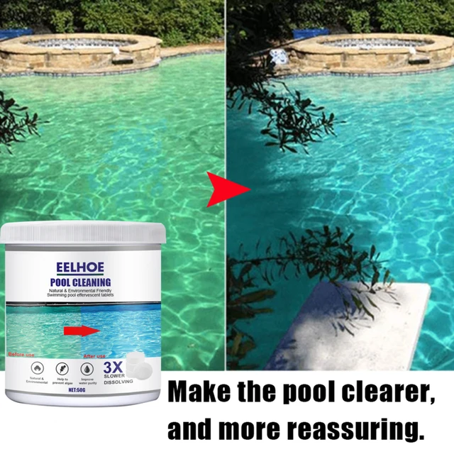 Medence Pezsgő Tisztító Tabletták Baktériumok Eltávolítása Fertőtlenítés Pehely Multifunkcionális Hatékony Szennyeződés Tisztítószerek - Image 3