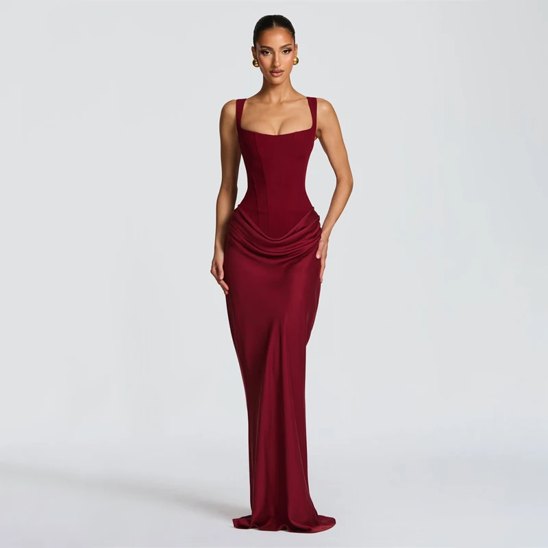 Women Sexy Luxury Party Maxi Dress Elegant High Neck Sleeveless Slim Fit Long Robe 2026 New Shinny Chic Lady Wedding Guest Dress S9949d86d8d1f49909af012d21609bc33b
