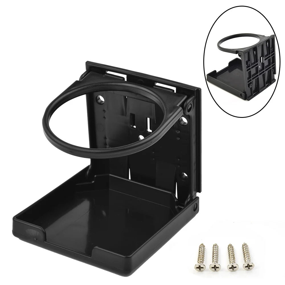 

Car Cup Holder Drink Holders Accessories Car Folding Cup Holder Black Adjustable Drink Bracket Auto Interior