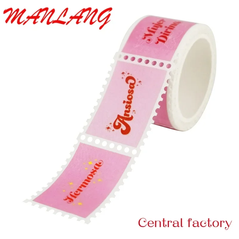 

Custom Sticky Colorful Stamp Washi Adhesive Tape Masking Low Price Fashion PVC Custom Waterproof Acrylic OEM Offer Printing