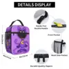 Custom Catnap Smiling Critters Insulated Lunch Bag Food Bag Portable Cooler Thermal Lunch Boxes For School Office 6