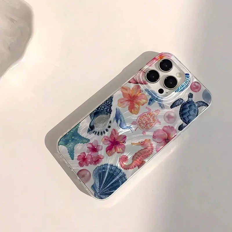 Ocean Marine Life Themed Protective Case with Enhanced Design and Durability