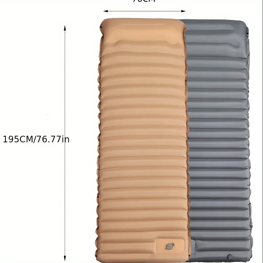 Description Picture 6 of item10Cm Outdoor Camping Inflatable Mat pad TPU Ultra-light Thick Moisture-proof Inflatable Bed Portable Car Tent Sleeping Mat Foot