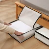 Clothes Cotton Quilt Storage Bag Large Capacity Transparent Quilt Organization Box PEVA Dust Proof Moving House Packaging Bag 3