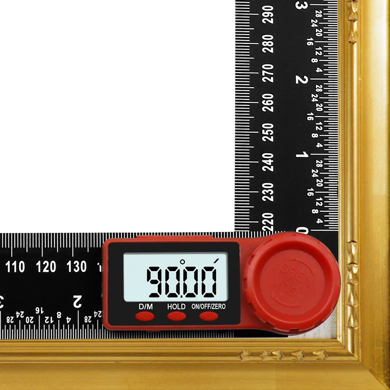 Electronic Protractor 2 IN1 200mm/300mm Digital Angle Ruler Inclinometer Angle Finder Digital Angle Gauge 0-360 Degree 2