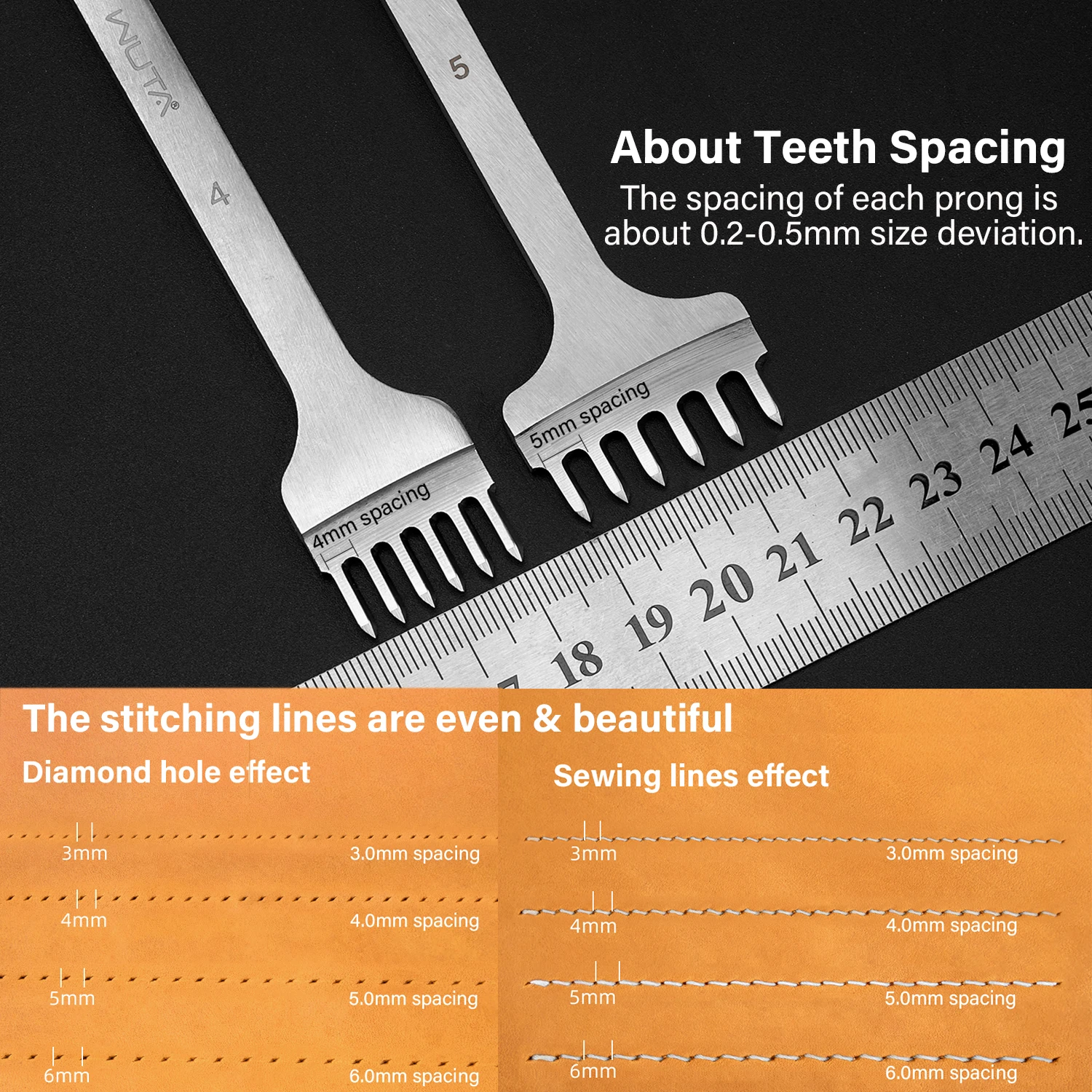 Leather Chisel Tool Set 5