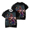 Summer 3D New Virtual World ROBLOX Short-sleeved Casual and Comfortable Children's Wear Cute Dinosaur Short-sleeved T-shirt 4