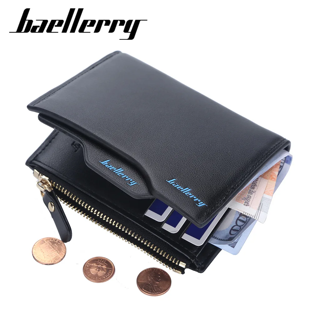 New 2022 Designer Men's Wallets Soft High Quality PU Cross Vertical