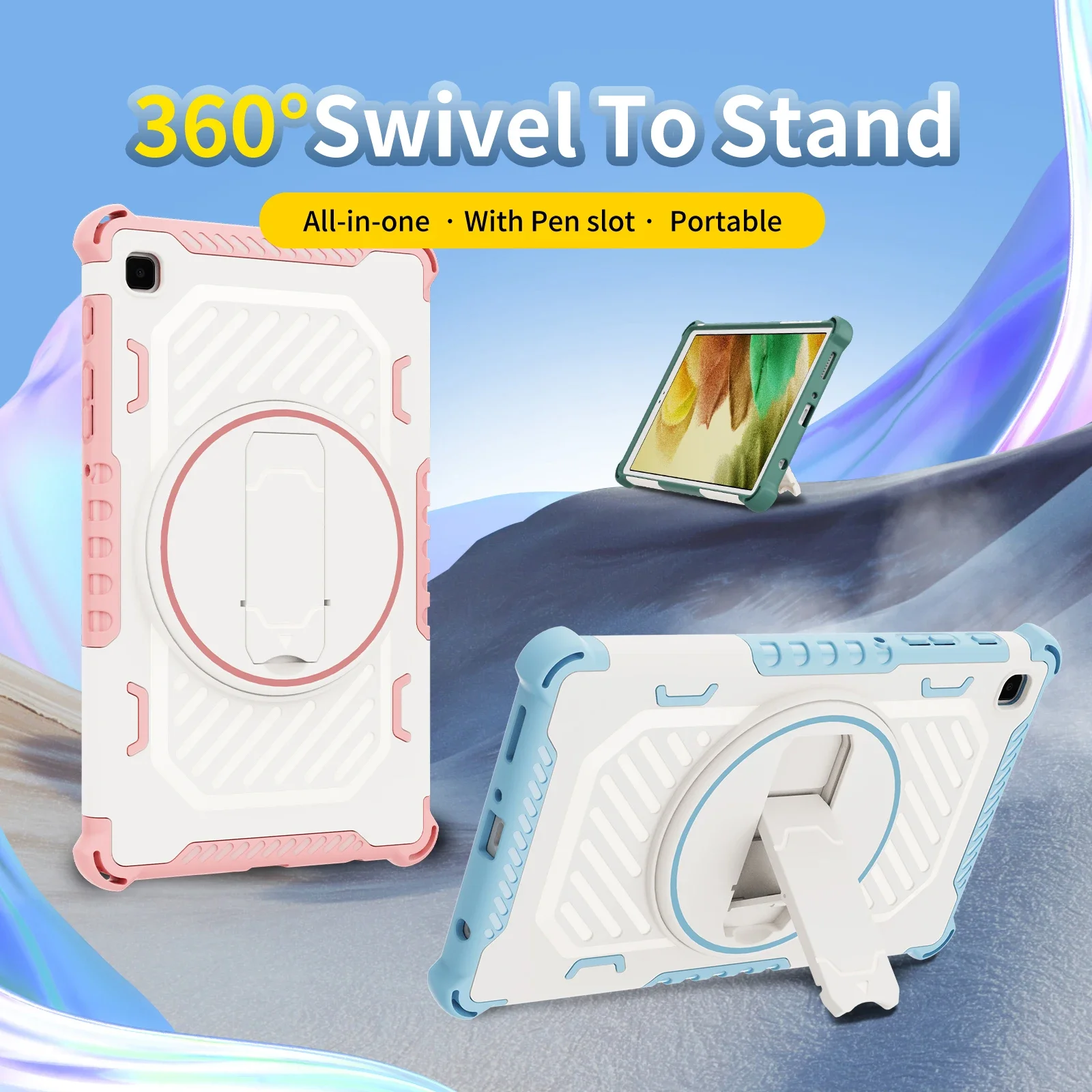 Universal Tablet Stand Cover with Enhanced Protection and Adjustable Viewing Angles